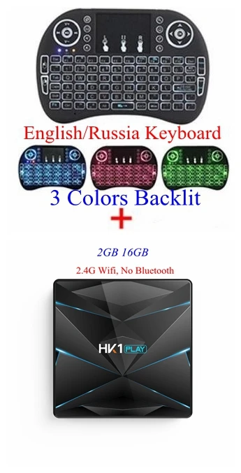 2GB 16GB I8 Backlit ТВ-бокс HK1 PLAY Android 9,0 Amlogic S905 X2 4 ГБ DDR3 64 Гб Max 2,4G/5G Dual WiFi USB3.0 BT4.2 поддержка 4K H.265 Smart медиаплеер - Цвет: 2GB 16GB I8 Backlit