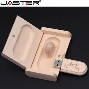 USB-флеш-накопитель JASTER деревянный с лазерной гравировкой, 8163264 ГБ