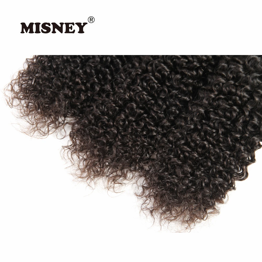 Бразильские неповрежденные волосы кудри Джерри 3 пряди натуральный черный цвет