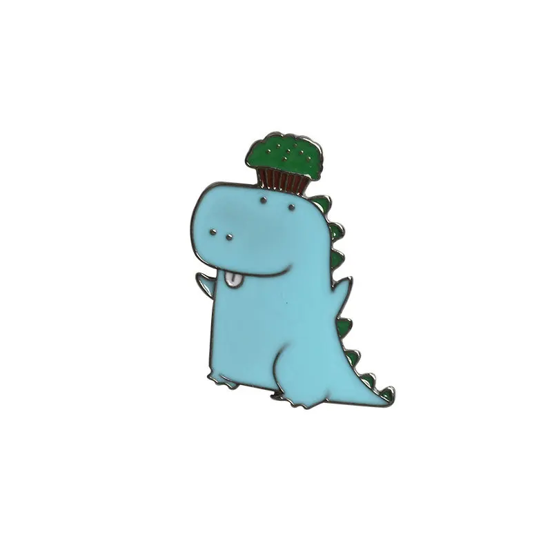 1 шт. детская эмалированная брошь в виде динозавра|Броши| |