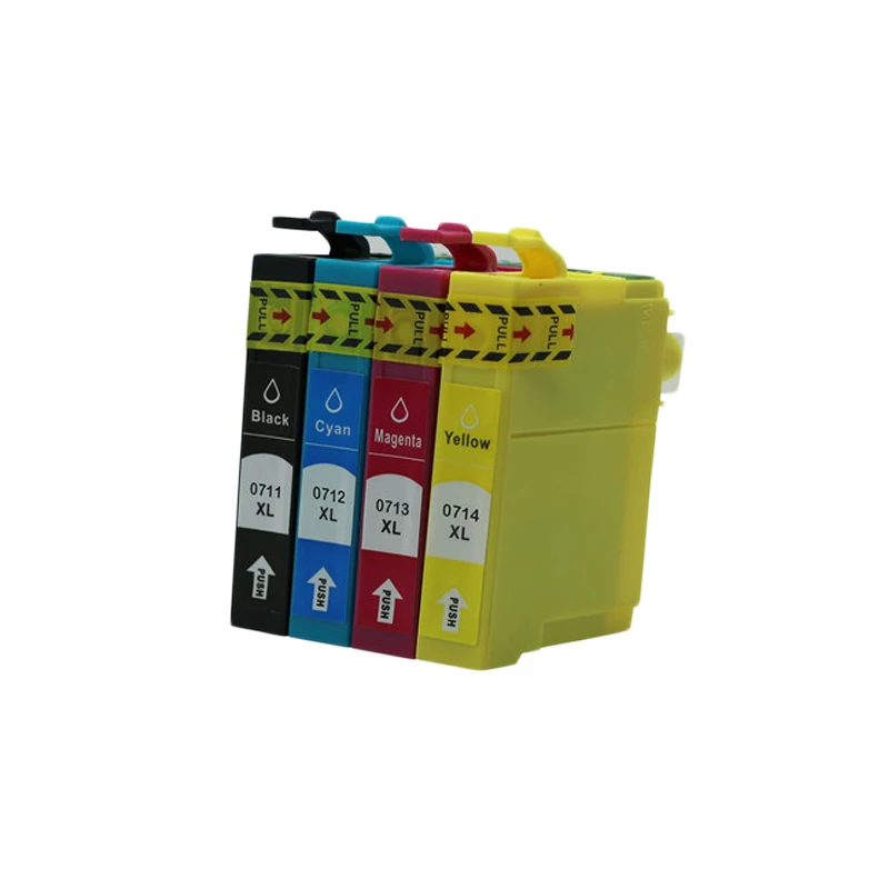 8 шт. совместимых чернильных картриджей для Epson T0711 T0712 T0713 T0714 epson Stylus D78 D92 D120 DX4000 DX4050