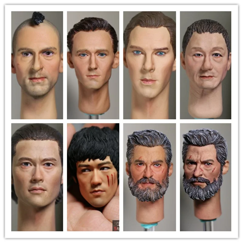 1/6 рисунок аксессуары мужской Брюс Ли Том Круз Китано Такеши Росомаха Sherlock