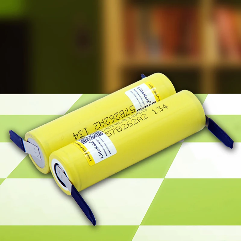 

2023 LiitoKala HE4-N 18650 Rechargeable li-lon battery 3.6V 2500mAh Battery can keep,Max 20A,35A discharge For DIY nickel