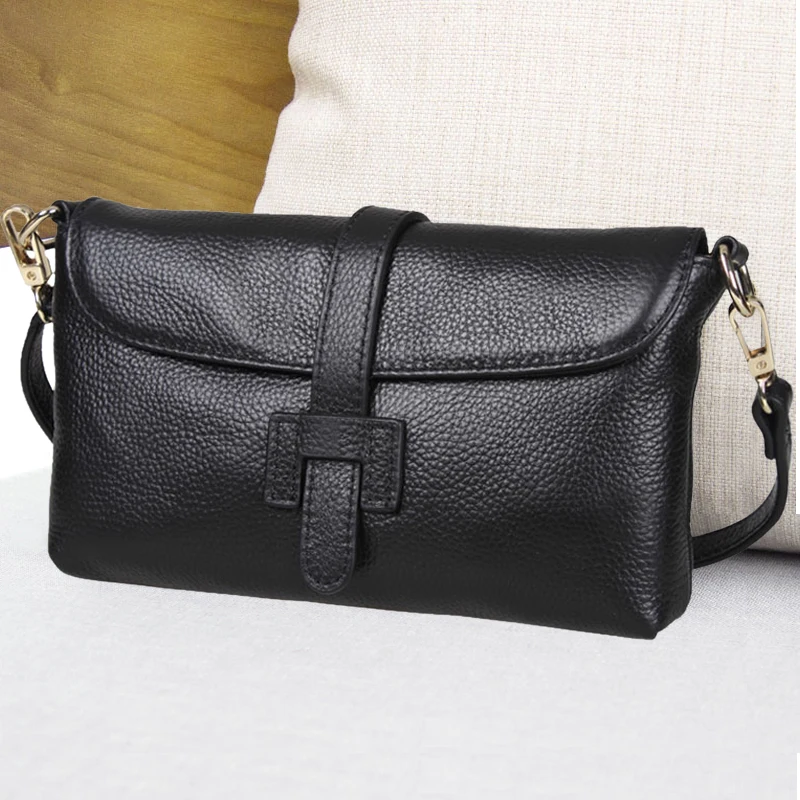 Сумка из натуральной воловьей кожи для женщин повседневные дамские сумочки