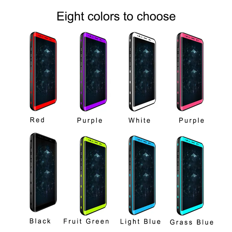 Redpepper Original Waterproof bag Phone Case for Samsung Galaxy S9 Plus Swimming diving Cover note 8 shell coque |