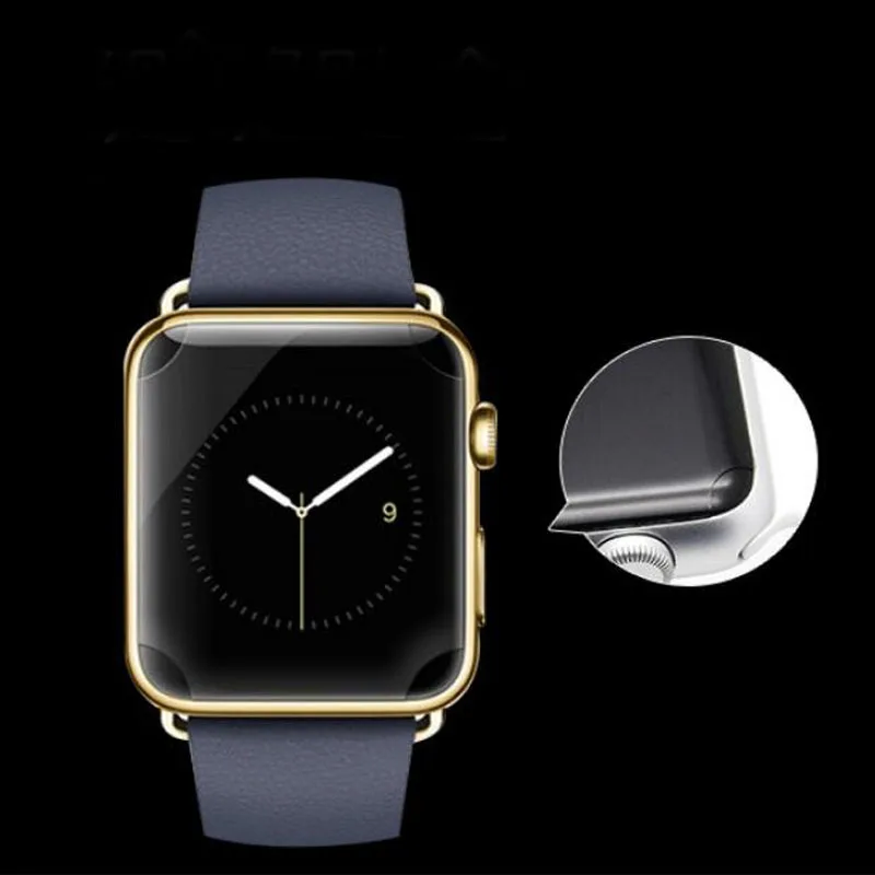 Для Apple Watch iWatch серии 1/2/3/4 38 42 мм версия 40/44 TPU Защитная пленка из ПЭТ Экран покрытие