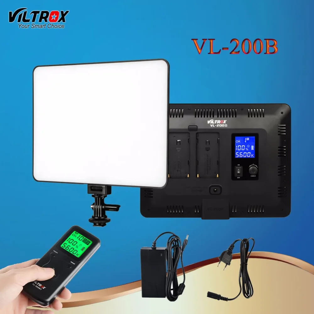 Viltrox VL 200B 30W Pro LED Studio светильник беспроводной пульт дистанционного управления LCD 13