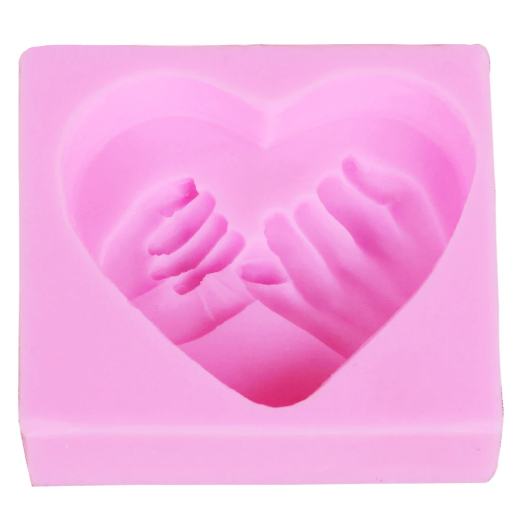 S041 Hand Love 3D Candle Soy Wax Mould Scented Soap Handmade Silicone Mold Plaster Resin Clay Diy Craft Home Decoration | Дом и сад