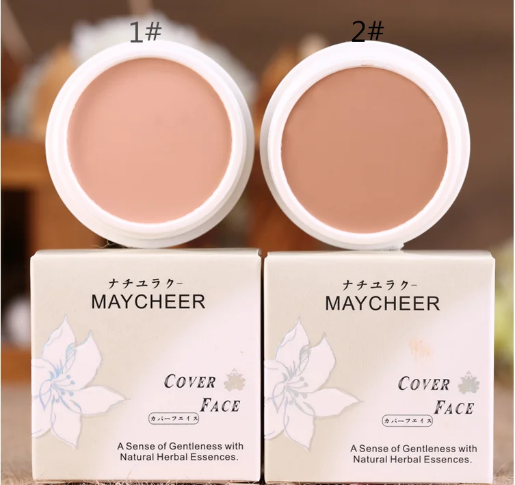 Maycheer Two c Color Soft Concealer Collapsible Powder Basement Makeup Light and soft Good ductility 5.16 | Красота и здоровье