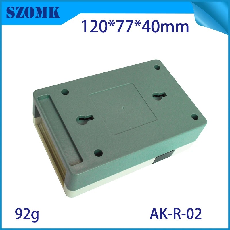 1 шт 120*77*40 мм пластиковая коробка для электроники RFID проект корпус szomk GPS трекер