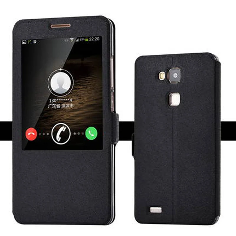 Открывающееся окно чехол s для huawei Ascend Коврики 7 Чехол MT7-TL10 MT7-CL00 MT7-TL00 задняя крышка флип кожаный чехол для huawei Коврики 7 MT7