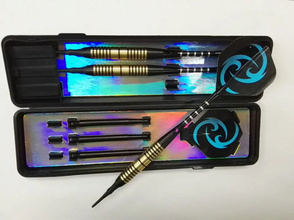 16g set electronic darts high-grade pure copper soft tip flight protect boxed unique shape sports equipment | Спорт и развлечения