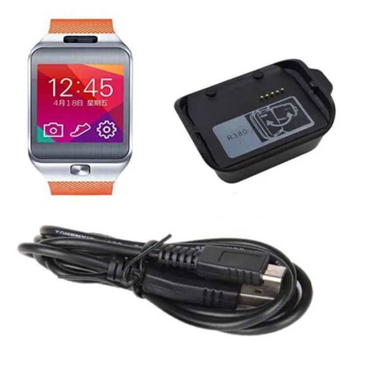 Для Samsung Galaxy Gear 2 R380 R750 R350 R381 часы с usb кабелем портативные умные зарядная док