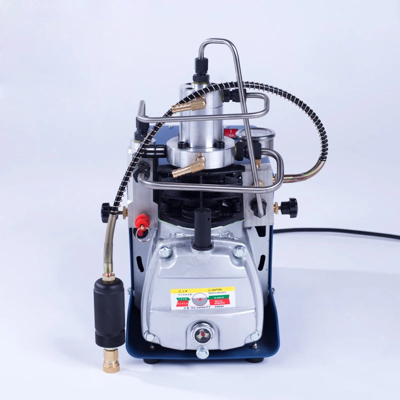 Bestellen 30MPA 300BAR 4500PSI Hochdruck Elektrische Kompressor Kolben Luftpumpe Für Pneumatische Luftgewehr Scuba Gewehr PCP Inflator