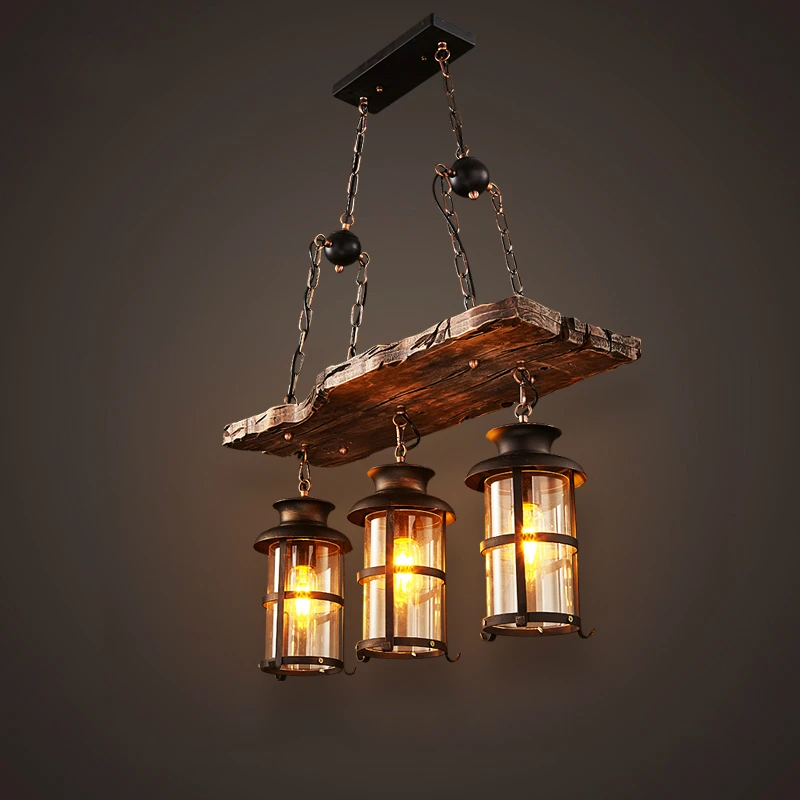 Новый оригинальный дизайн ретро промышленный подвесной светильник 3 головки