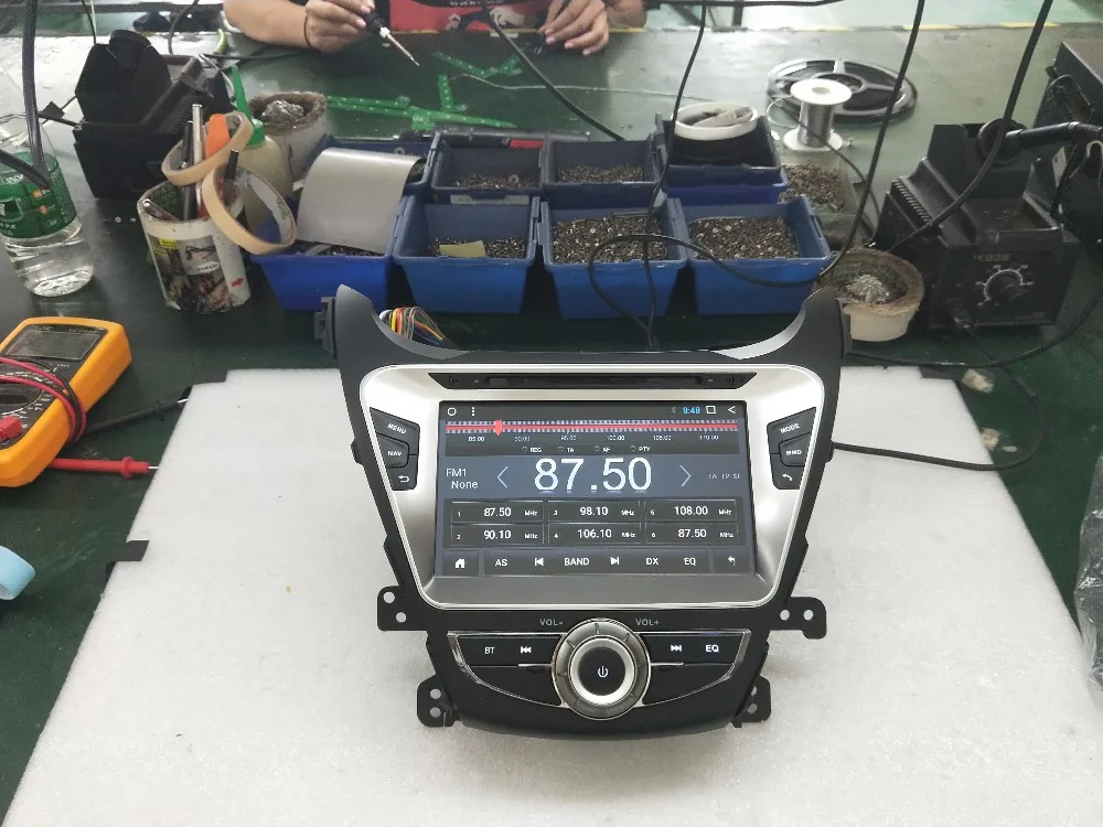 2din Android7.1 Автомобильный мультимедийный(без DVD) для hyundai Elantra 2013 с 3/4G WI-FI с двумя камерами, емкостный экран, 4 ядра NAVI BT