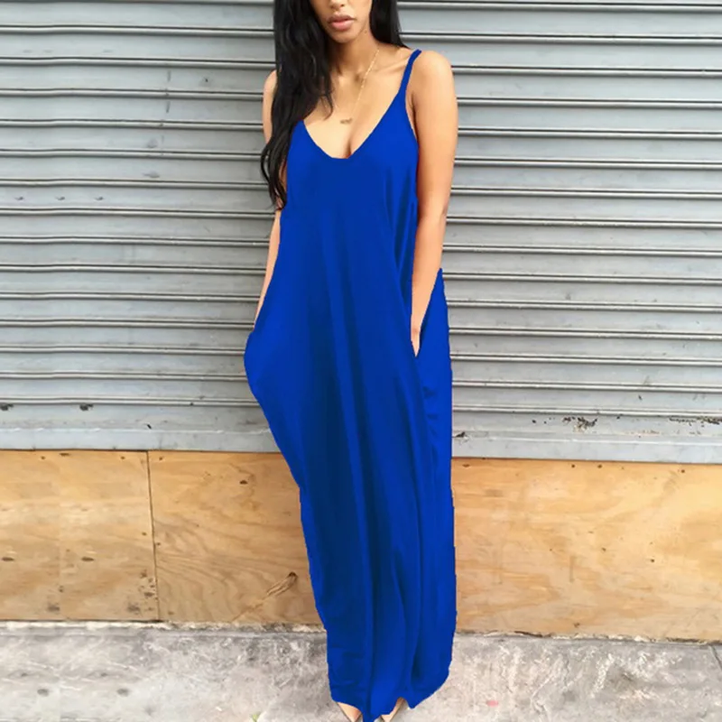 Женское модное сексуальное платье на тонких бретельках с v-образным вырезом и