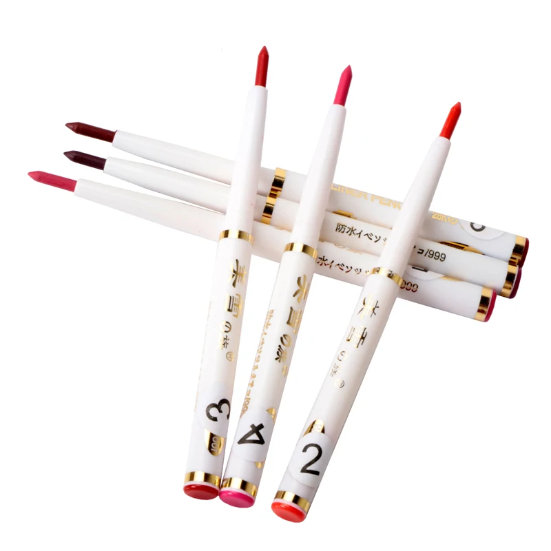 1 шт. натуральный автоматический вращающийся карандаш для губ стойкий макияж