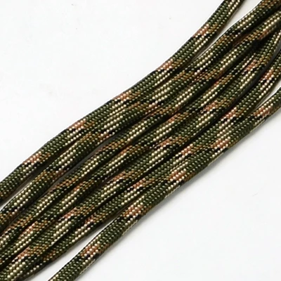 OliveDrab 4 MM Rock шнуры для альпинизма, футболка из полиэстера и полипропилена Paracords для самостоятельного изготовления ювелирных изделий Выводы; около 100 м/расслоение; 420~ 500 г/пучок - Цвет: OliveDrab