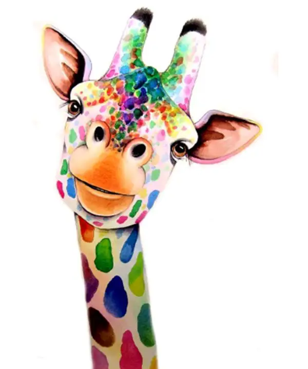 Рукоделие алмазная живопись мультфильм животное длинный олень серии Вышивка