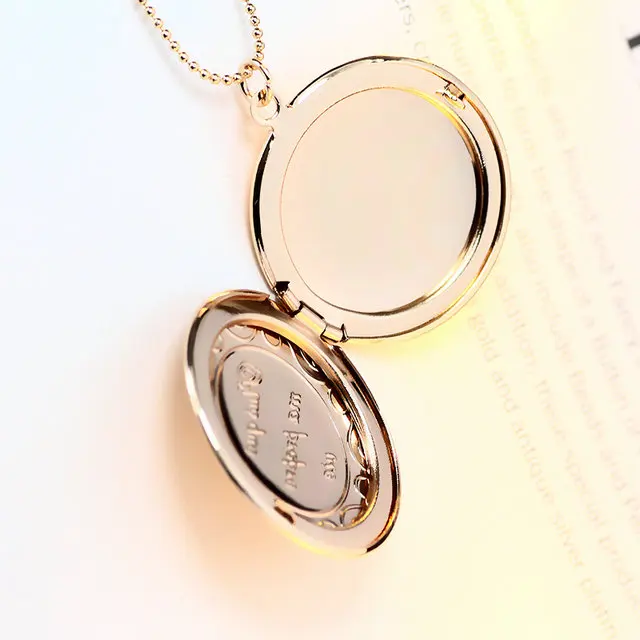 Круглые медальоны в форме наручных часов ювелирное изделие с открытым карманом