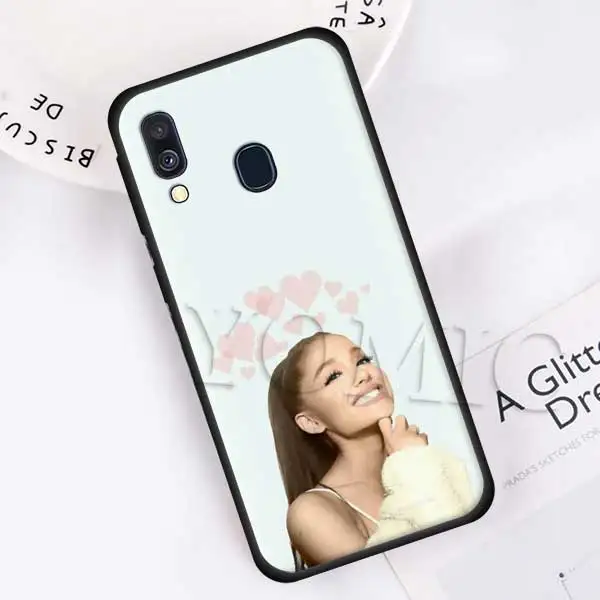 014 Певица Ариана Гранде силиконовый мягкий чехол для samsung Galaxy A50 A40 A70 A30 A20 A80 A6 A7 A8 плюс A9 черный чехол Coque - Цвет: 014