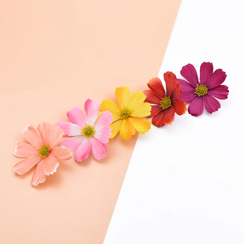 6/10 штук Маргаритка из шелка цветок стены украшения дома аксессуары diy Свадебные