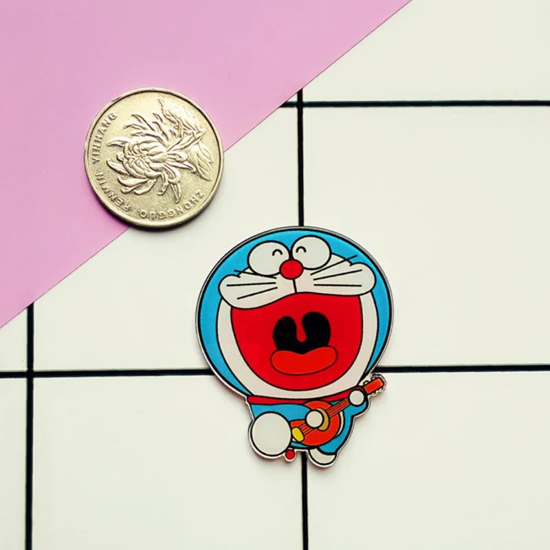 1 шт. Акриловые Броши мультфильм японское аниме Дораэмон Рюкзак Студенческие