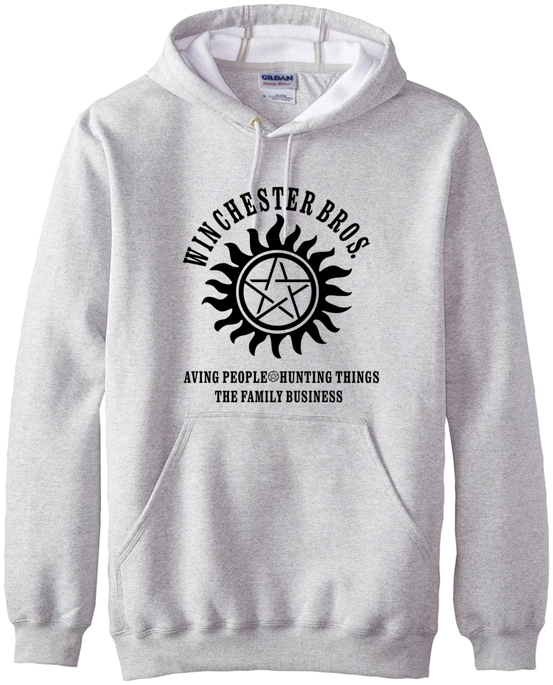Мужская толстовка с капюшоном Supernatural winster флисовая в стиле хип хоп S 2XL весна Зима