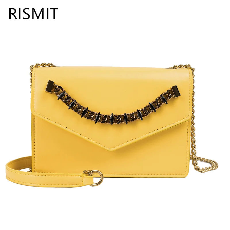 RISMIT маленькая квадратная простая Британская мода дизайнерская сумочка сумки на