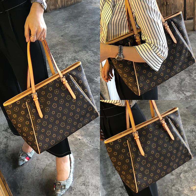 

2020 New Fashion Brand Large Pocket Casual Tote Women's Handbag Shoulder Handbags Capacity Bags For Women