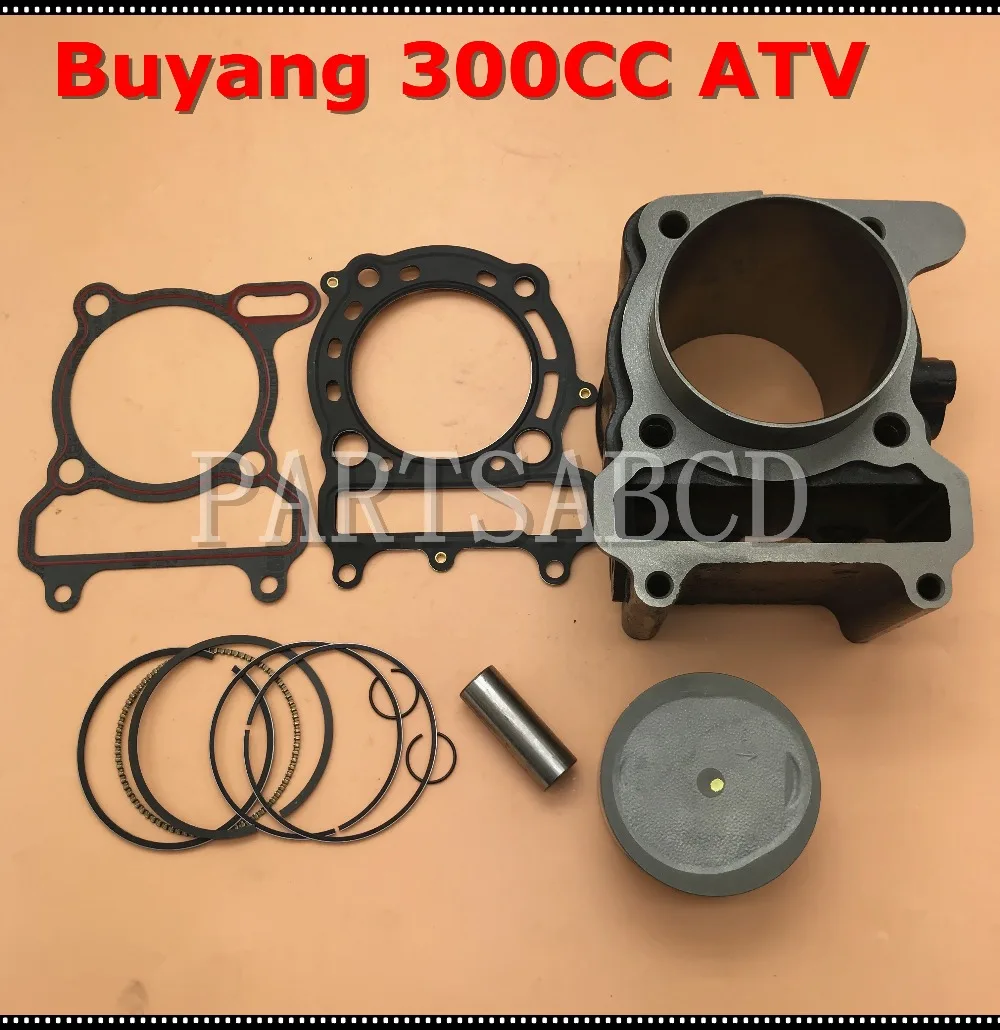 Buyang FA D300 H300 G300 72,5 мм Двигатель цилиндр с поршневым набором 300 300CC ATV Quad Запчасти
