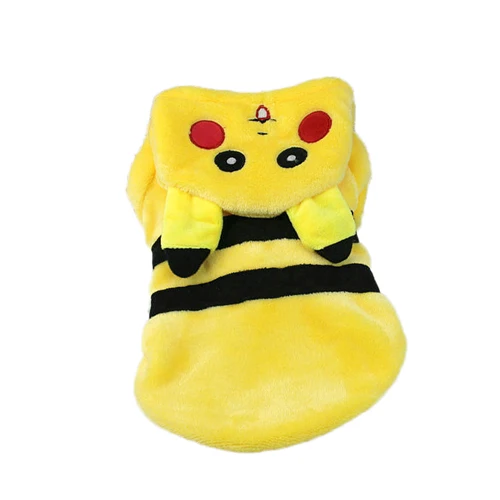 Heve You новая Hello Kitty одежда для маленьких собак стежка Одежда для собак Щенок толстовка для чихуахуа Милый Пикачу костюм для собак - Цвет: pikachu