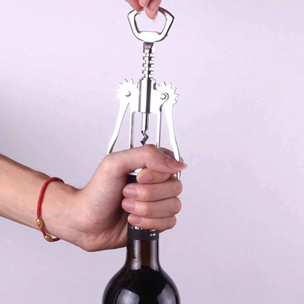 Удобный кухонный штопор из нержавеющей стали металлический Подарочный