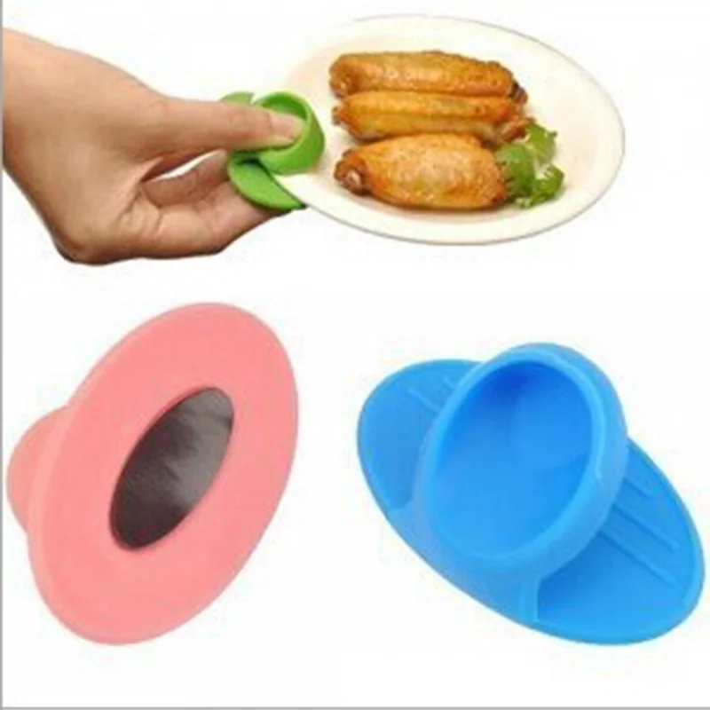 2 шт. кухонная СВЧ печь папка изоляции из силикагеля перчатки для снятия диска