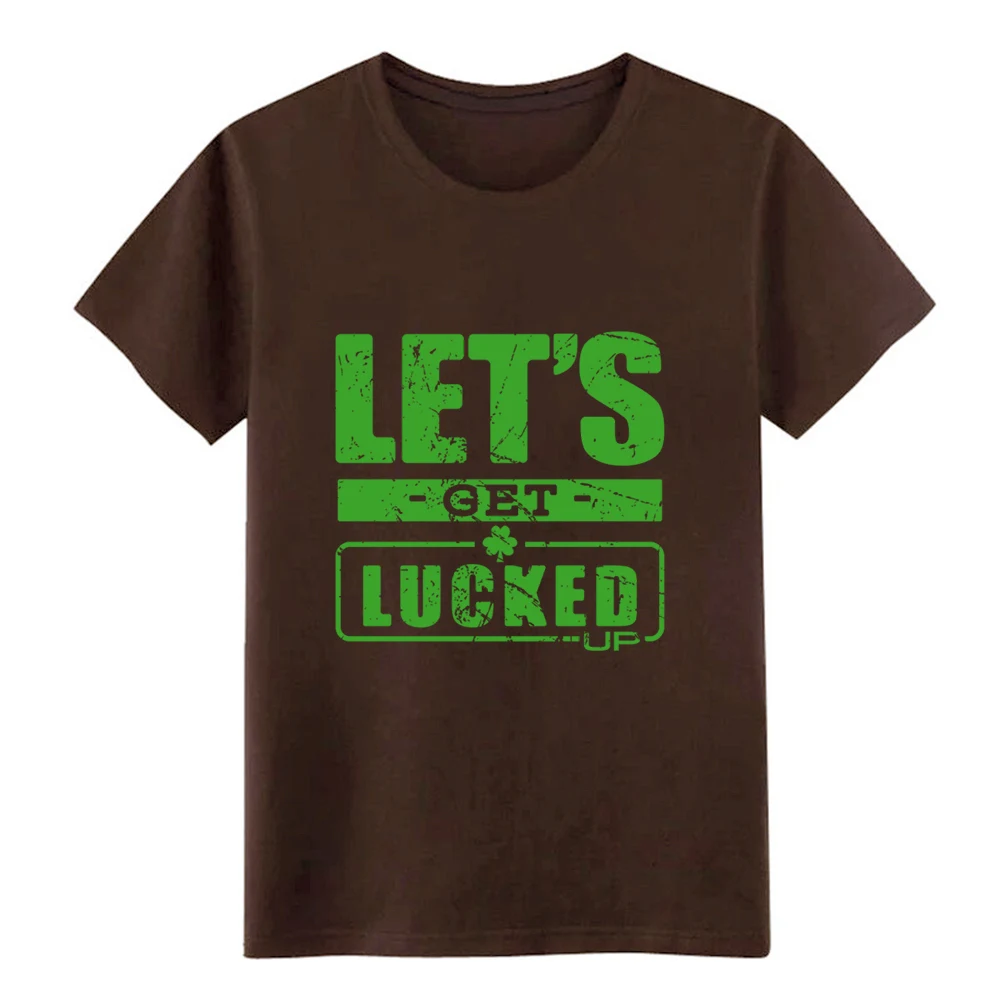 Lets Get Lucked Up/футболка на День Святого Патрика Футболка с принтом Базовая