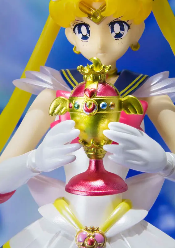 PrettyAngel-настоящий Bandai Tamashii S.H.Figuarts Pretty Guardian Sailor Moon 20th ПВХ Супер Сейлор Мун фигурка |