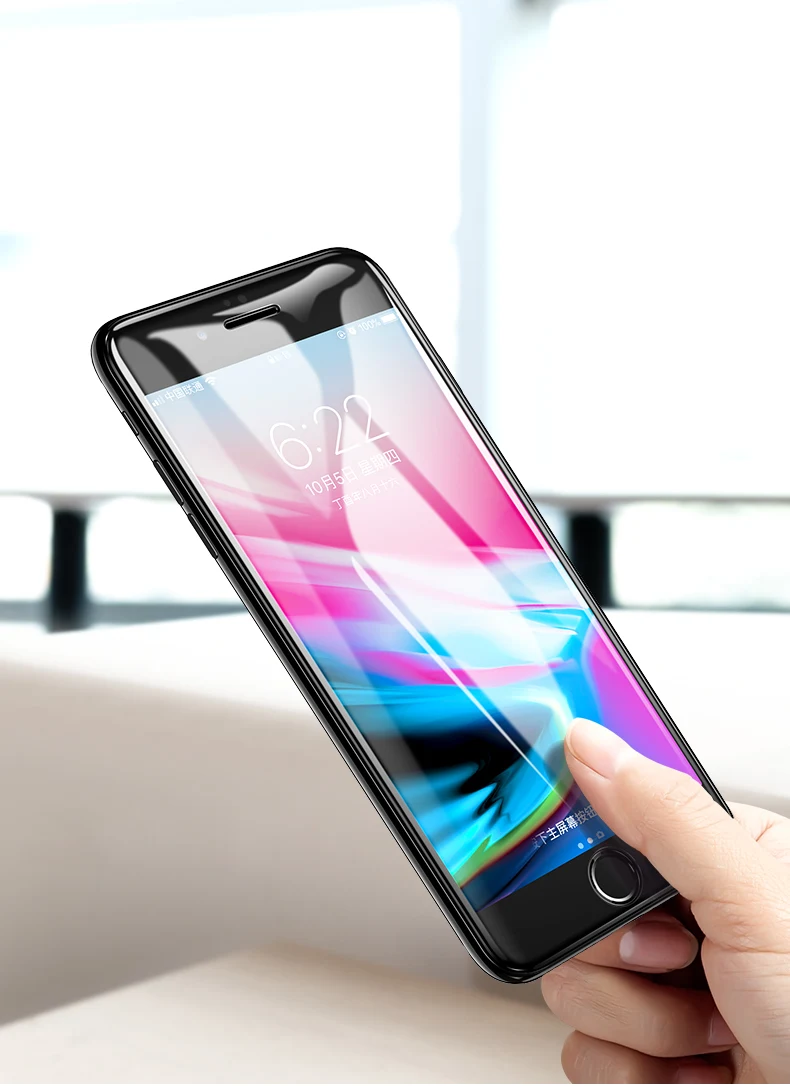 YIYONG закаленное стекло для iPhone 6 6s 7 8 Plus полное покрытие 5D HD анти-синий светильник Защита экрана для iPhone x s xr xs Max стекло