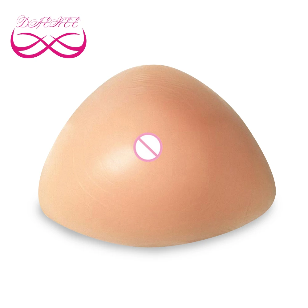 

Triangle Shape 700g/Piece Nontoxic Medical Silicone Fake Breast Form Boobs Prosthesis Tits Chest For Mastectomy Breast Cancer