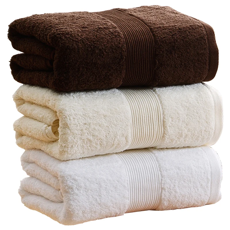 

Luxurious Enjoyment Towels Bathroom Plain Solid Color 180*80cm Large Size 1020g 100%Cotton Bath Towel 1 Piece