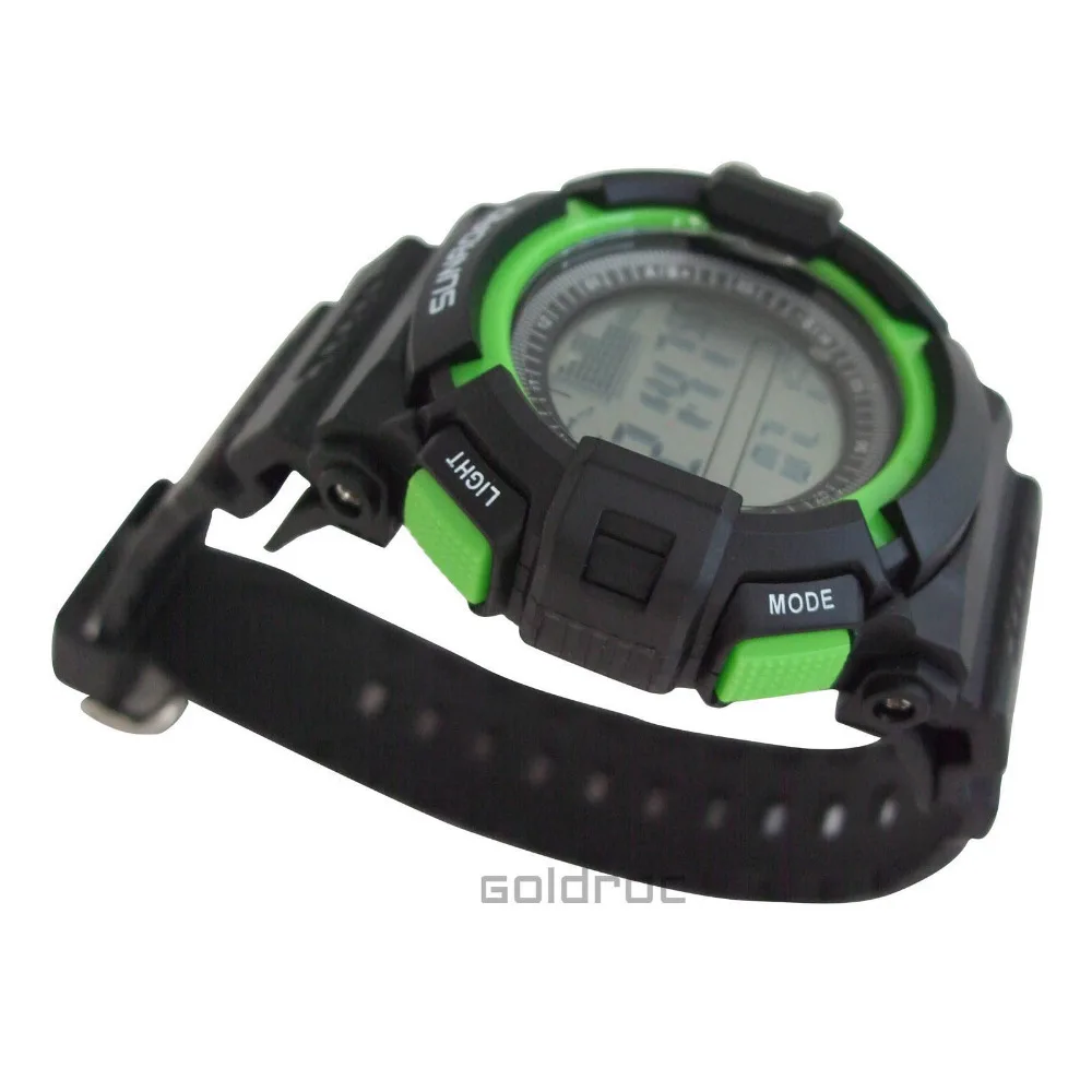Sunroad FR711A-1 30m Waterproof Digital EL Backlit Fishing Barometer Altimeter Thermometer Watch Free Shipping | Тематическая