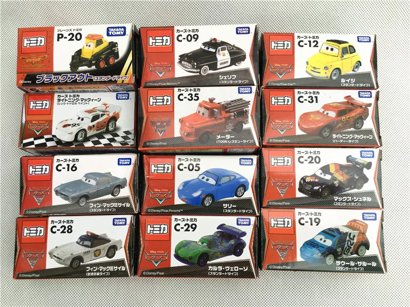 Takara Tomy Tomica Disney Pixar машинки шериф/король/Фло/Салли/цыпленок гекс/мэтер/Доктор