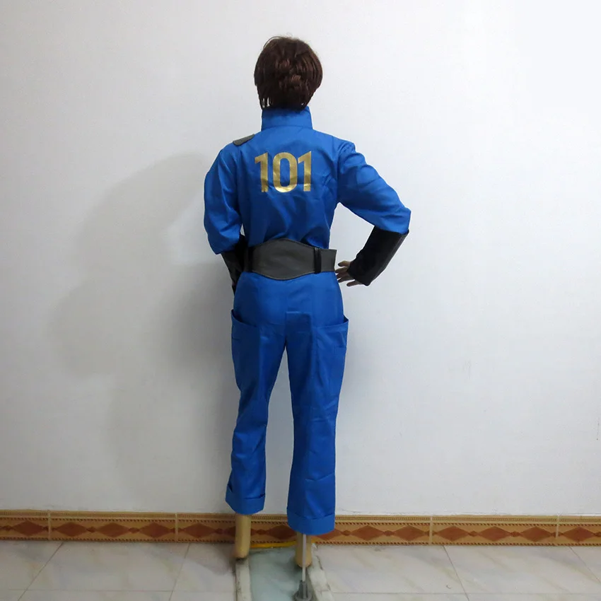 American Game Fallout-3 Vault 101 Uniform Christmas Party Halloween Uniform Outfit Cosplay Costume Customize Any Size images - 6