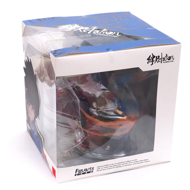 Наруто нулевой Учиха Итачи огонь Саске Susanoo 23 см аниме ПВХ Фигурки игрушки Аниме Фигурки игрушки для детей Рождество - Цвет: with retail box