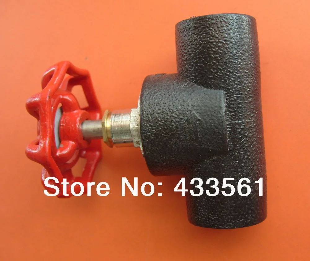 Бесплатная доставка HDPE запорные клапаны DN20-D110 Соединительный соединитель для