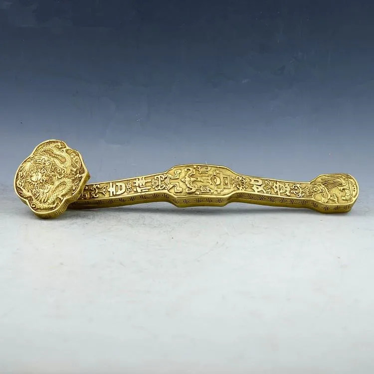 Качественный декоративный кран из чистой меди Hsiangru Ruyi богатый и благоприятный