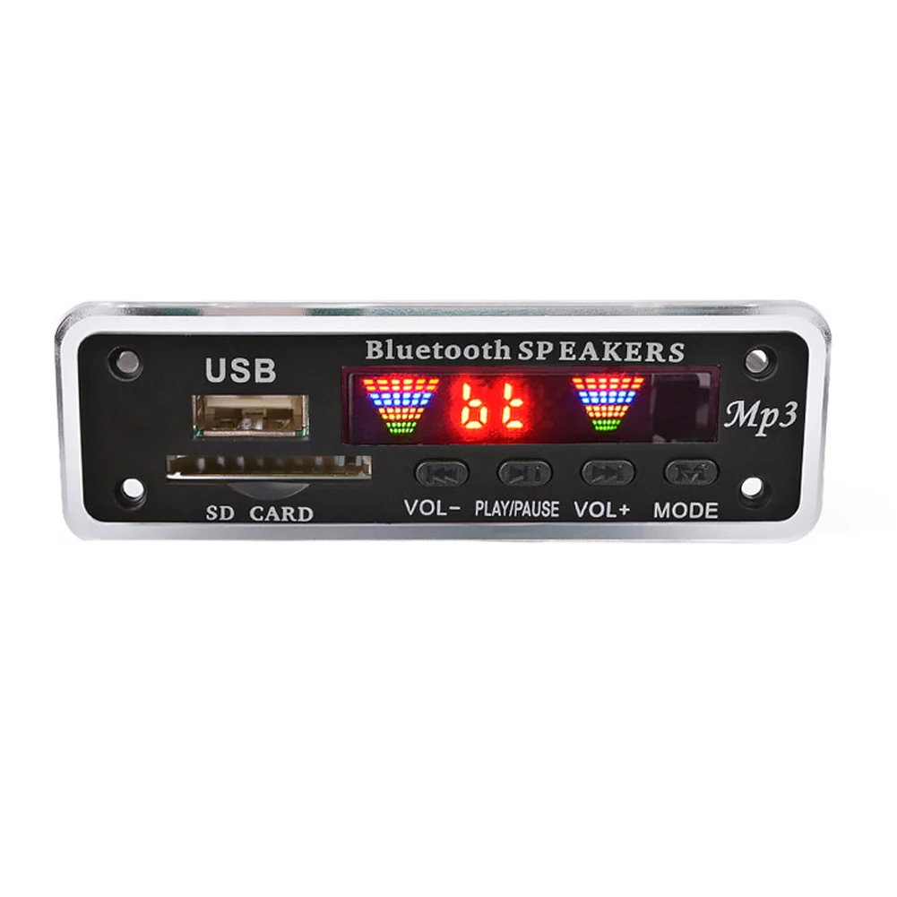 Автомобильный Динамик модуль fm-радио USB SD карта беспроводной Bluetooth 5,0 MP3 декодер доска хорошее качество