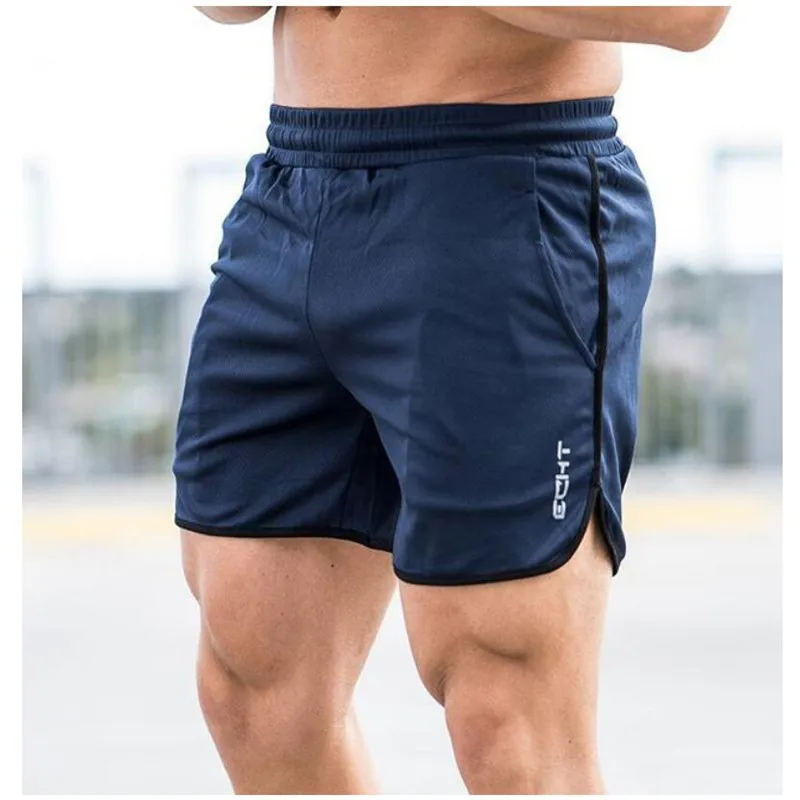 New Gym Sports Shorts Men's Bermuda Casual Brand Clothing Letters Elastic Waist Fitness | Мужская одежда