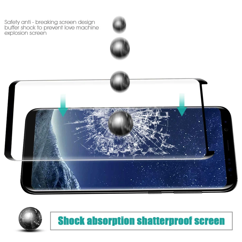 Для samsung Galaxy S 6 S6 Edge S7 S8 Plus закаленное стекло 3D изогнутая поверхность полное покрытие Защитная пленка для экрана S7 Edge