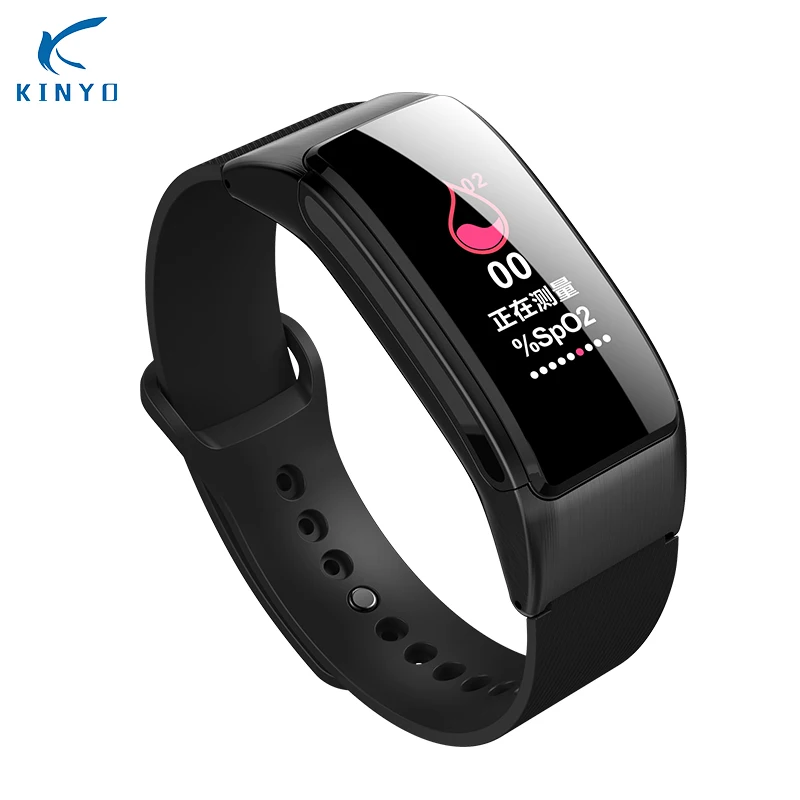 KINYO smartband clock watch men bluetooth dial call blood pressure oxygen fitness smart bracelet sports tracker wristband | Электроника
